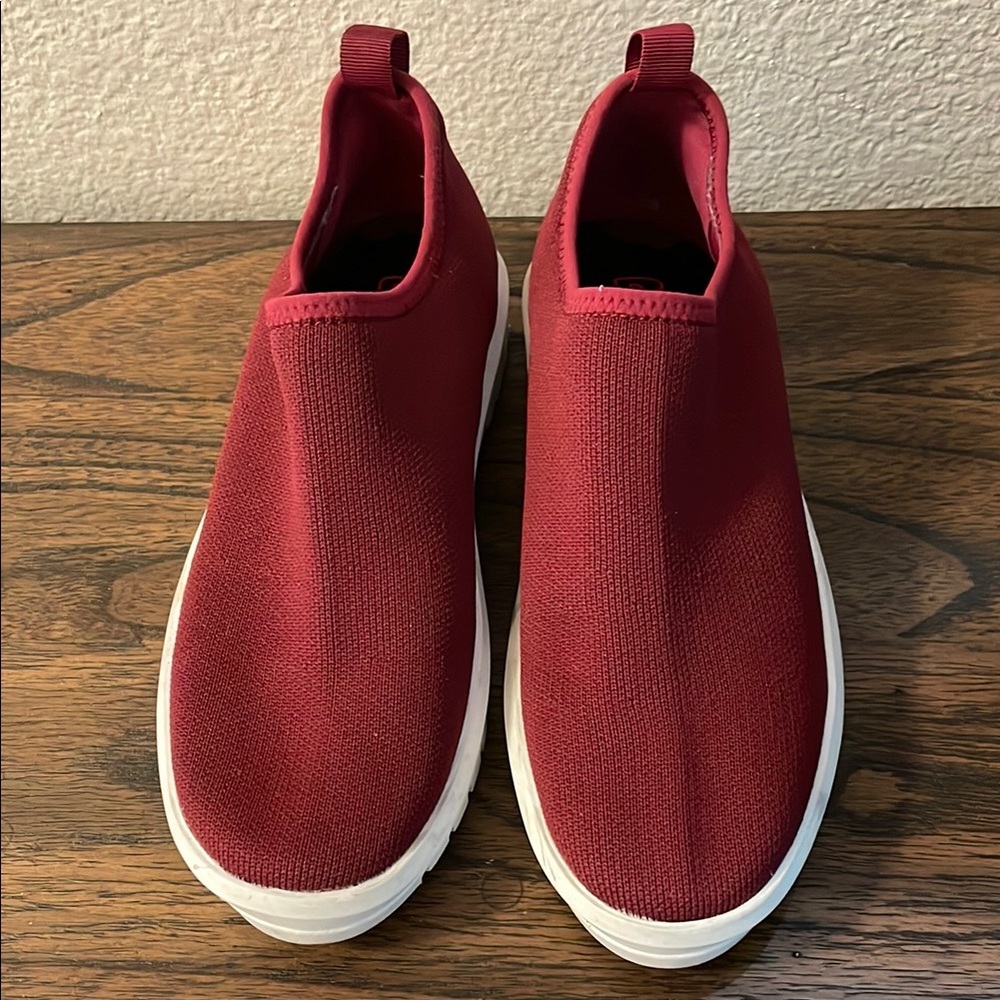 Blondo Waterproof Red Slip-On Sneakers